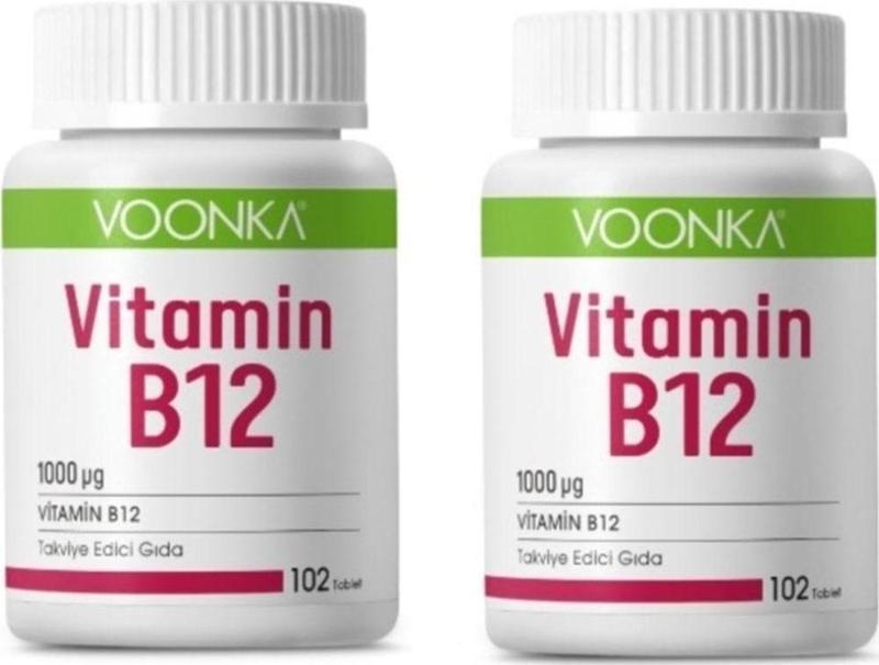 Vitamin B12 1000 ?G 102 Tablet X2 Adet