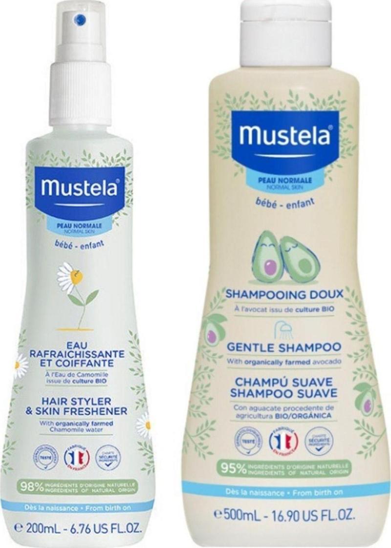 Canlandırıcı Ve Şekillendirici Sprey 200 Ml- Mustela Gentle Göz Yakmayan Bebek Şampuanı 500 Ml