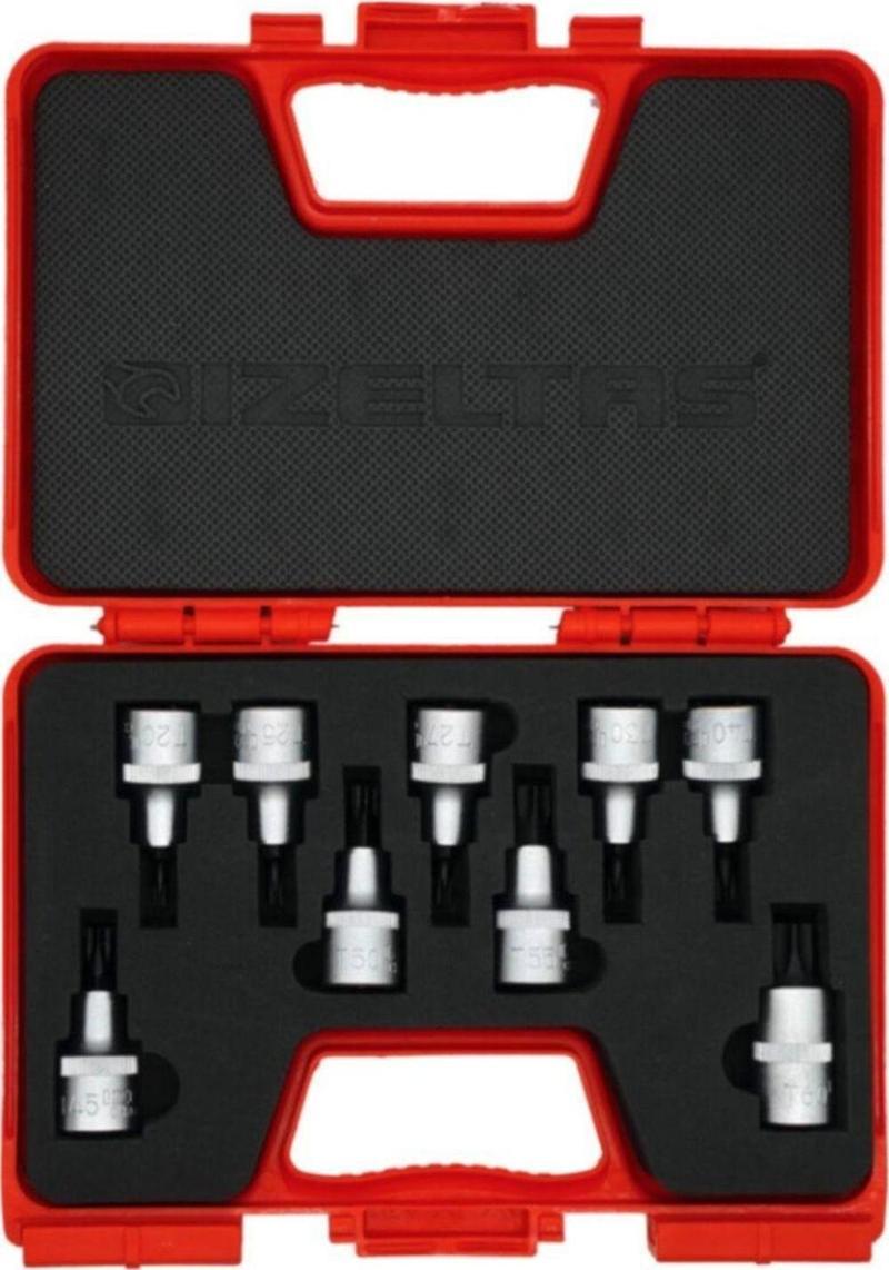 1113 00 6009 1/2'' Lokmalı Torx Uç Takımı 9 Parça