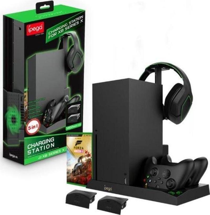 Xbox Series X Uyumlu Soğutucu Dikey 5 in 1 Stand İPEGA PG-XBX013