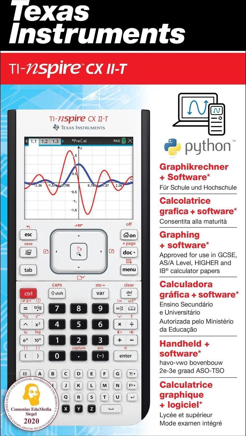 TEXAS INS. TI-Nspire CX II-T Grafik Hesap Makinesi