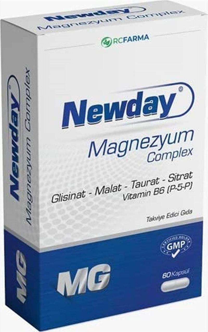 Newday Magnezyum Complex 60 Kapsül