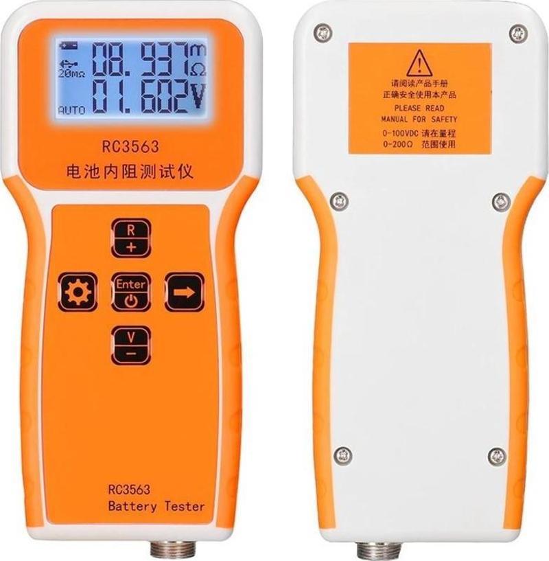 200 OHM 100V EL TAŞINABİLİR PİL DAHİLİ DİRENÇ VOLTAJ TEST CİHAZI 3 HANELİ EKRAN RC3563 (2818)