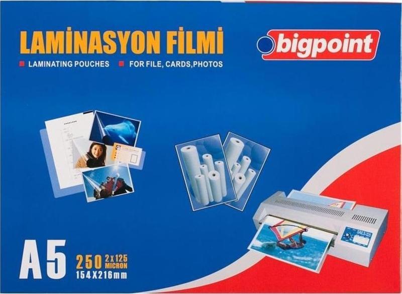 BP695 Laminasyon Filmi A5 (125 Micron - 100 lü Paket)