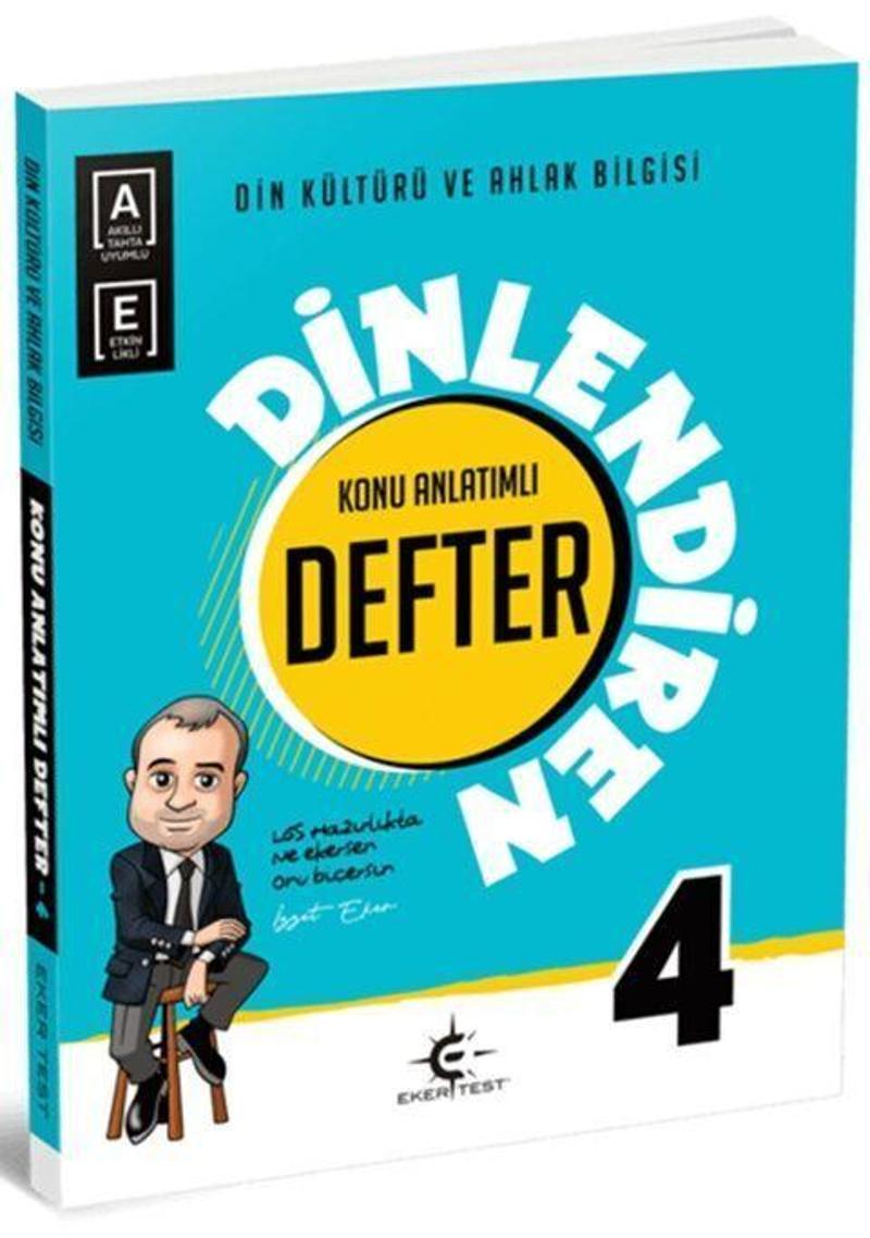 Eker Test Yayınları 4. Sınıf Din Kültürü ve Ahlak Bilgisi Dinlendiren Konu Anlatımlı Defter