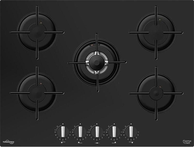 Tao7001Bg Ankastre Wok Gözlü Gazlı Ocak 70 Cm Siyah Cam