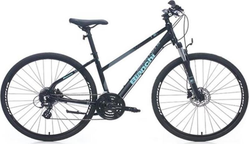 BIANCHI T0014FS-L KADIN ŞEHİR BİSİKLETİ 430H HD 28 JANT 24 VİTES SİYAH CELESTE YS728