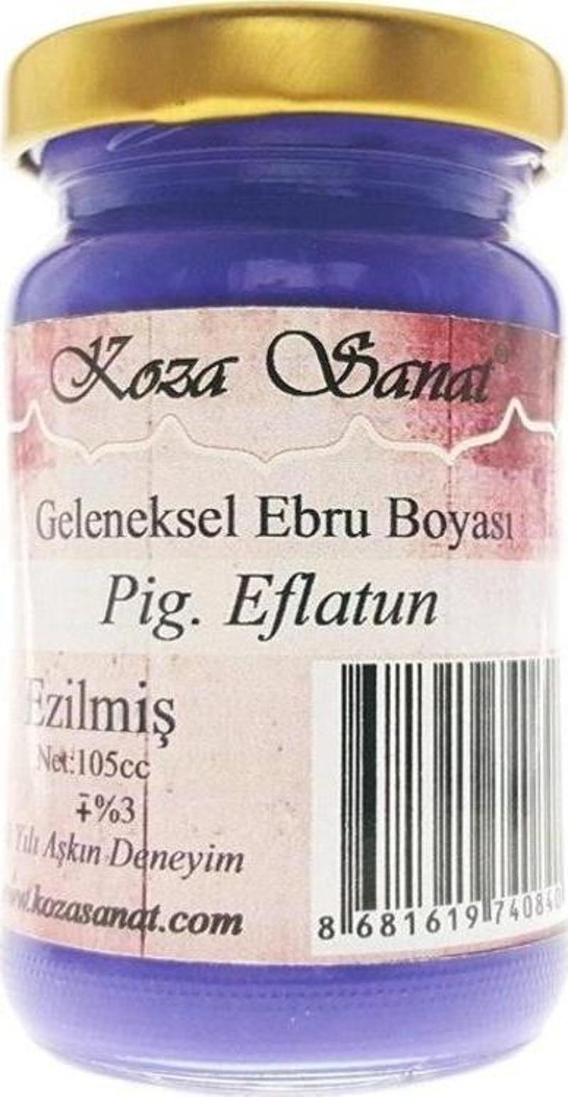 Koza GELENEKSEL Ebru Boyası 105 cc. Pigment Eflatun