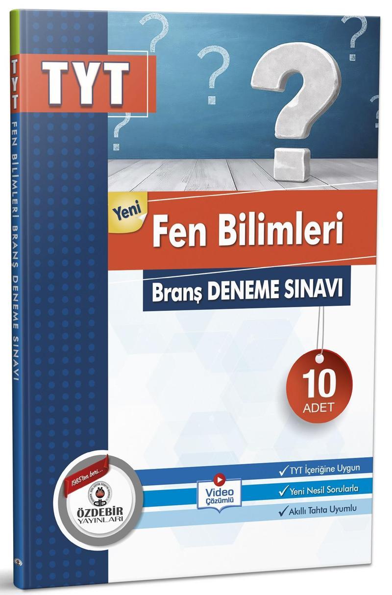 Özdebir Yayınları 2024 Tyt Fen Bilimleri Branş Deneme Sınavı
