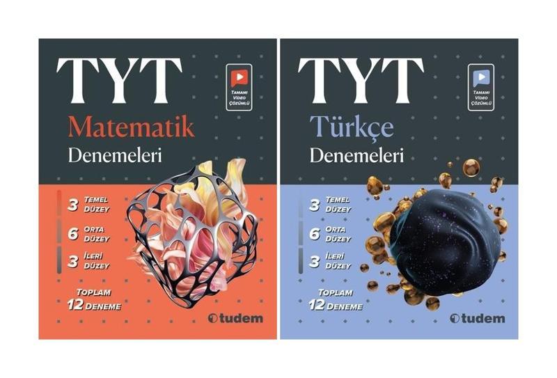 Tudem Tyt Matematik + Türkçe Deneme Seti 2 Kitap 2023
