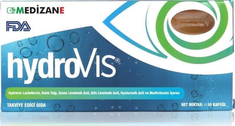 Medizane Sağlıklı Göz HydroVIS Gıda Takviyesi - 30 Kapsül