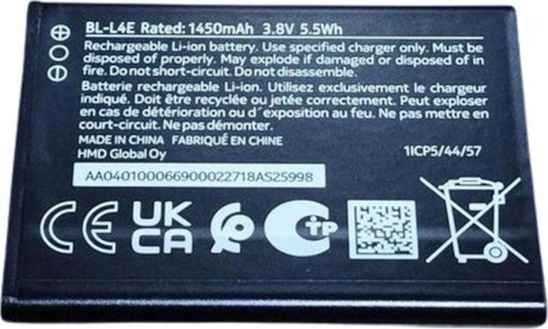 Nokia 2660 Pil - Batarya Bl-l4e 1450 Mah