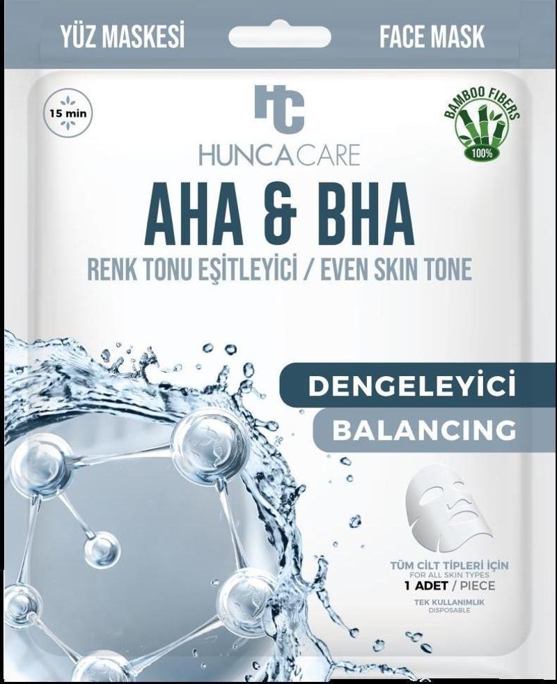 AHA&BHA KAĞIT YÜZ MASKE – RENK TONU EŞİTLEYİCİ / EVEN SKIN TONE