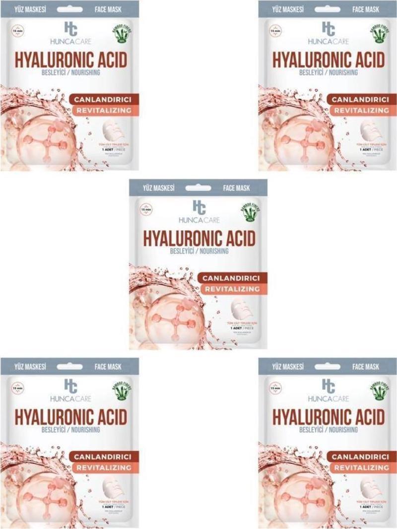 HYALURONIC ACID KAĞIT YÜZ MASKE - BESLEYİCİ / NOURISING -5 ADET