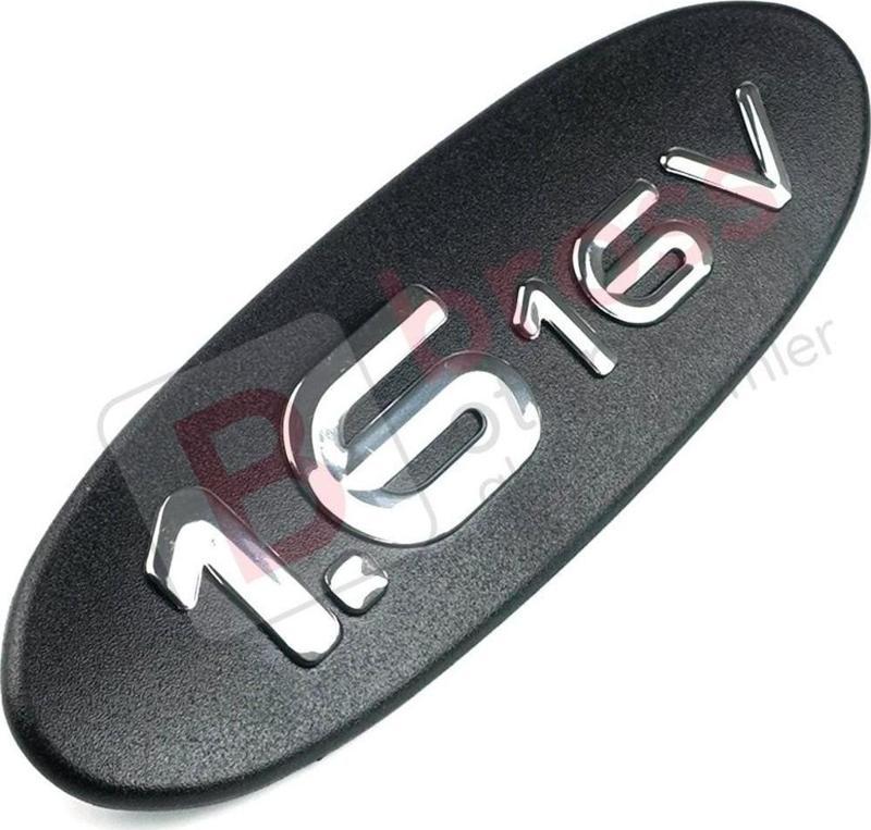 Renault Megane MK1 1995-2002 Scenic 1996-1999 için Siyah 1.6 16V Monogram Amblemi Yazısı 7700432873