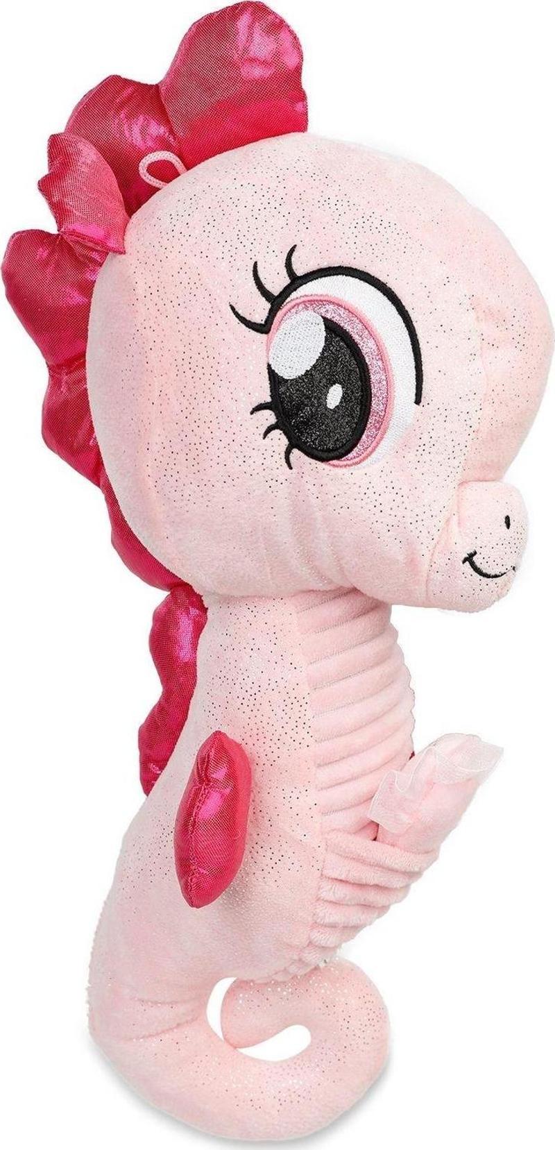 Oyuncak Peluş Deniz Atı 45 Cm Pembe