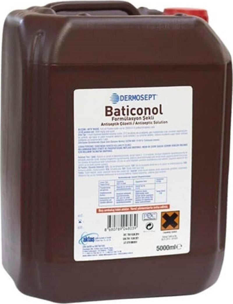 Batikon Antiseptik Çözelti - Povidon Dezenfektan ( Iyot %10 ) 5 Lt