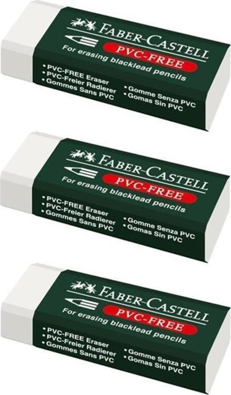 Küçük Silgi Beyaz PVC Free 3 lü 188538