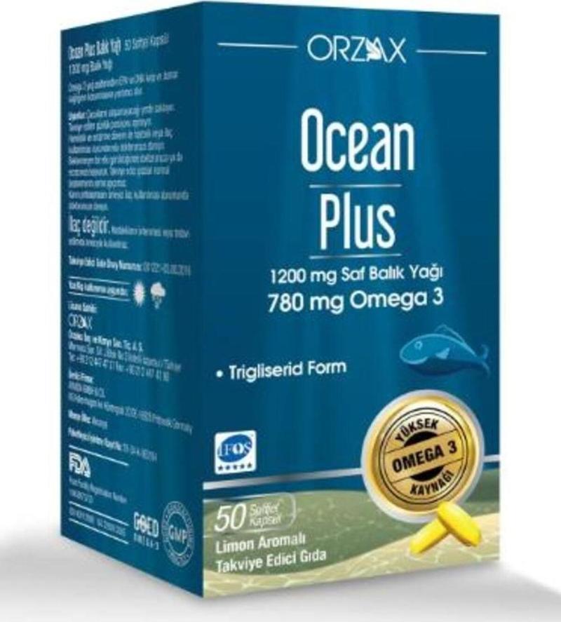 Plus 1200 Mg Omega-3 Balık Yağı 50 Kapsül