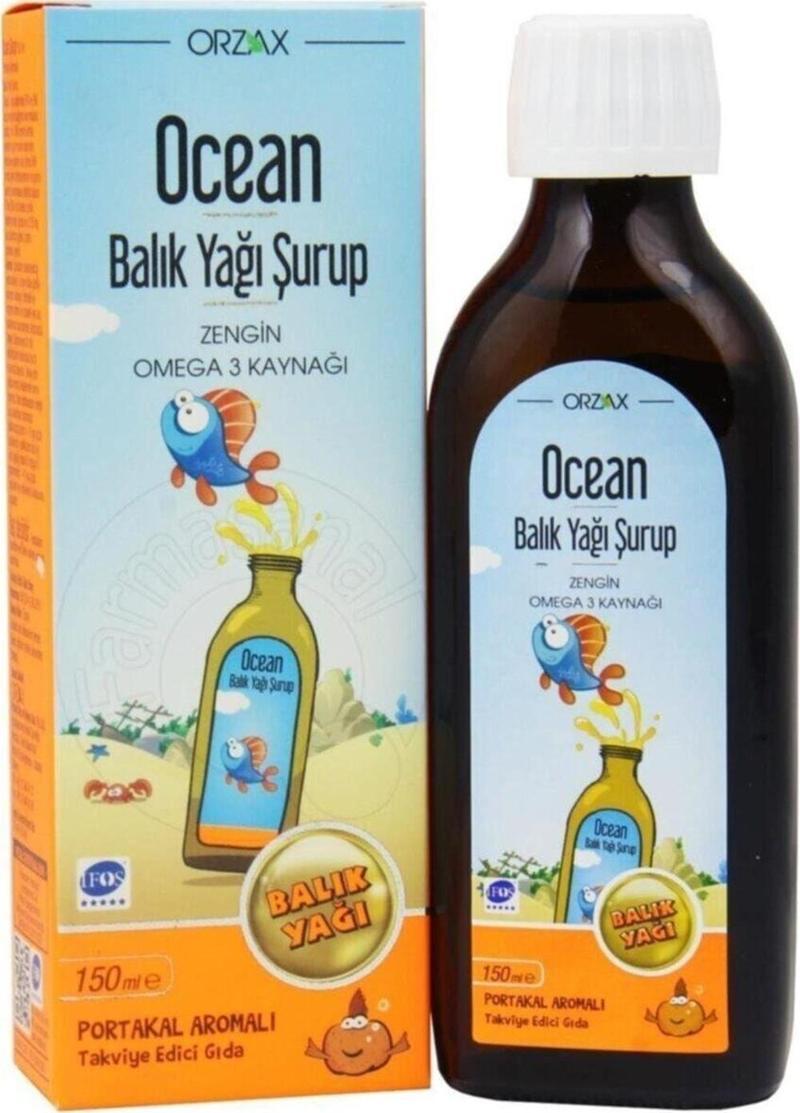 Portakal Balık Yağı Şurup 150 Ml