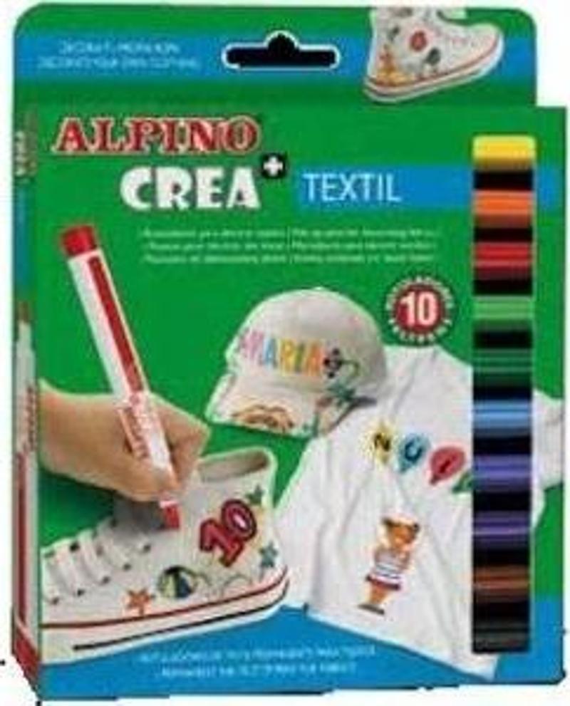Crea Textil Kumaş Kalemi 10 Renk