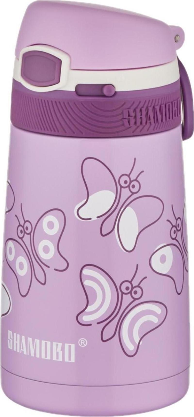Çocuk 350 Ml Pipetli Paslanmaz Çelik Termos Bpa İçermez 7 Renk
