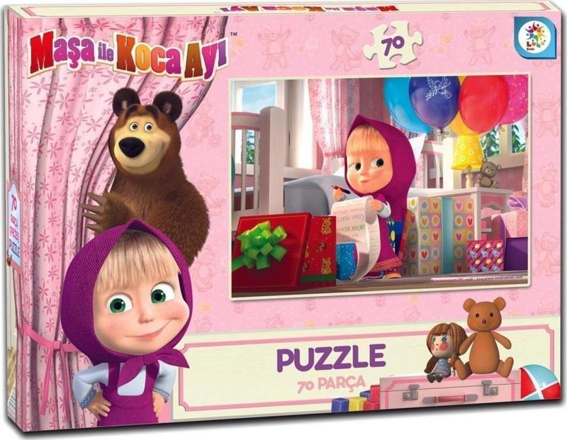 MB7541 MASHA KOCA AYI 70 PARÇA KUTU PUZZLE