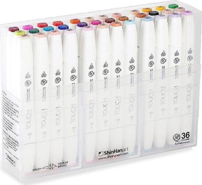 Touch Twin Brush Marker 36 Renk Set