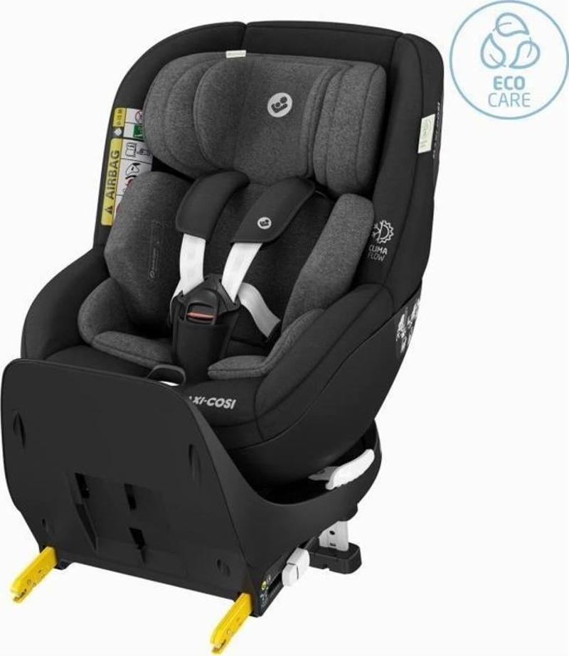 Mica Pro Eco I-Size İsofix'Li 360 Dönebilir Yatabilir 0-18 Kg Bebek Oto Koltuğu Authentic Black