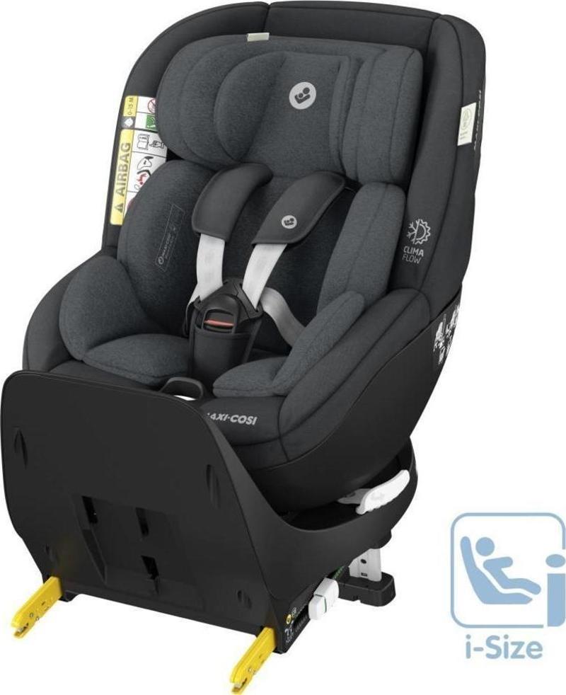 Mica Pro Eco I-Size İsofix'Li 360 Dönebilir Yatabilir 0-18 Kg Bebek Oto Koltuğu Authentic Graphite