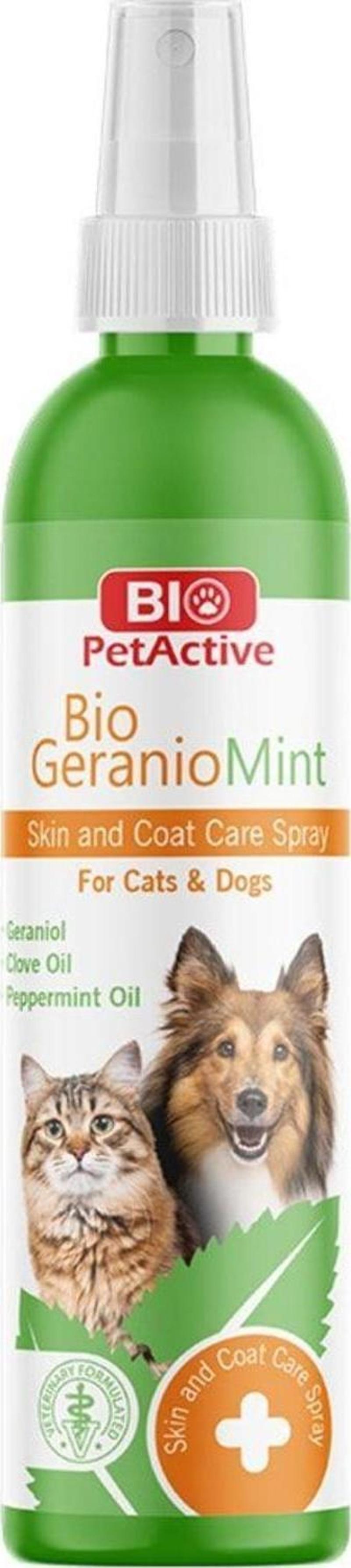 Geranio Mint Köpek Dış Parazit Tüy Ve Deri Bakım Spreyi 100 Ml