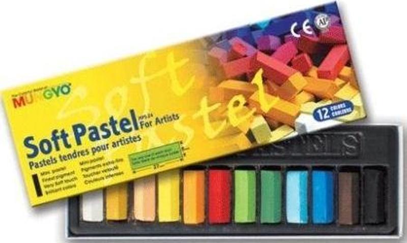 Gallery Artists' Soft Pastel 12 Renk Yarım Boy