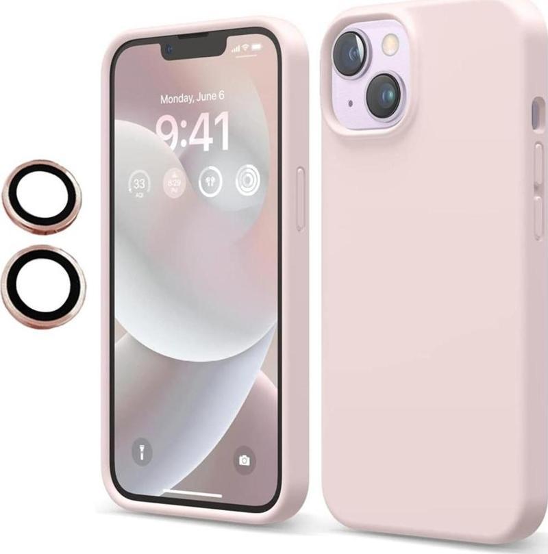 iPhone 14 Kılıf Kamera Lens Hediyeli Nano Lansman Silikon Arka Kapak