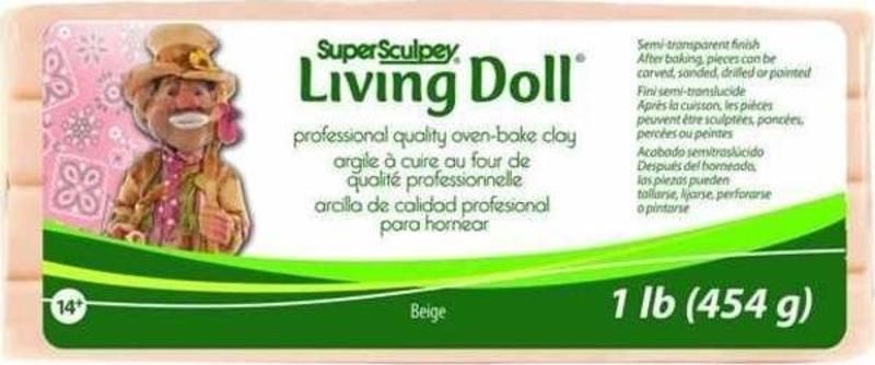 Super Living Doll Fırınlanabilir Model Hamuru 454 gr. BEIGE