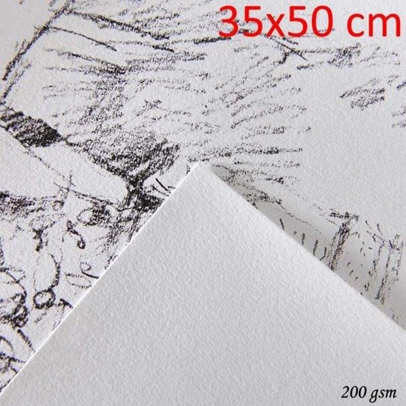 1557 Dessin JA Beyaz Resim/Çizim Kağıdı 200 gr. 35x50 cm. 10 Adet