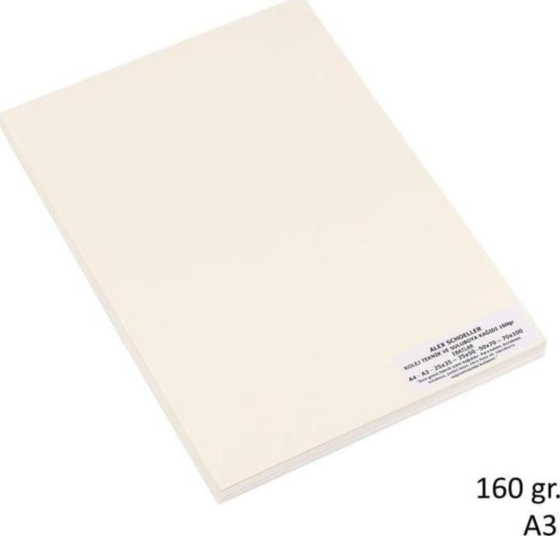 College Teknik Çizim Kağıdı 160 gr. A3 100'lü Paket