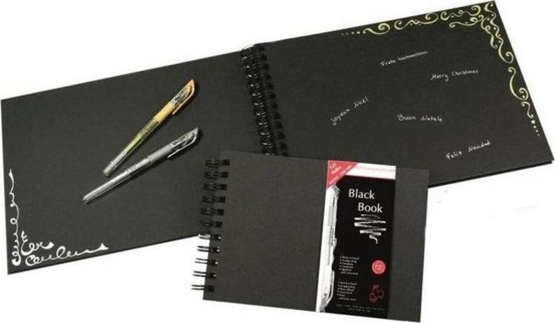 Black Book (Eskiz, Pastel, Scrapbook) 250 gr. 30 yp. A4