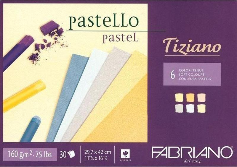 Tiziano Pastel Pad 160 gr. A3 30 yp. Soft Colour 6 Karma Renk