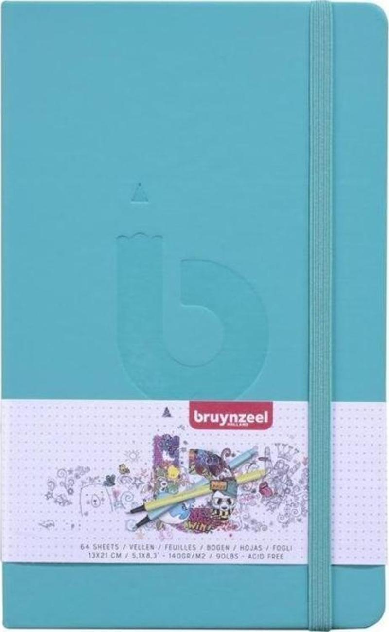 Bullet Journal Noktalı Defter Sert Kapak 140 gr 13x21 cm 64 yp YEŞİL