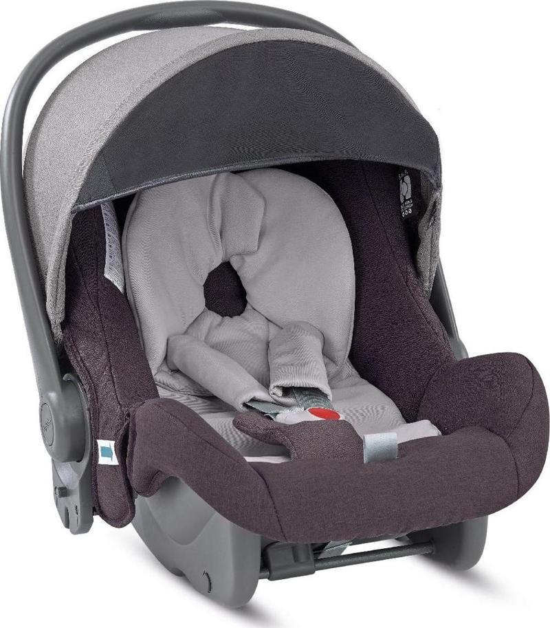 Huggy Gr 0+ Bebek Ana Kucağı ve Oto Koltuğu 0-13 kg Sideral Grey