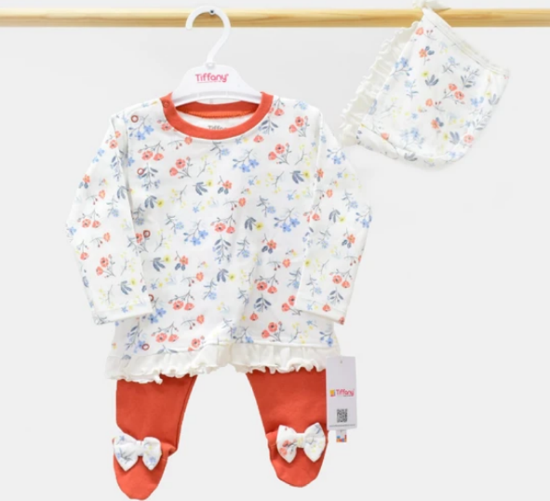 Baby Sweat Theme Kız Çocuk 3'Lü Set Takım 11020