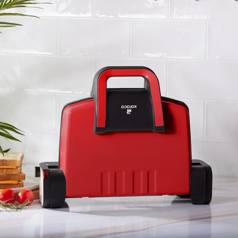 Future Essential Matte Red 1800 W Tost Makinesi