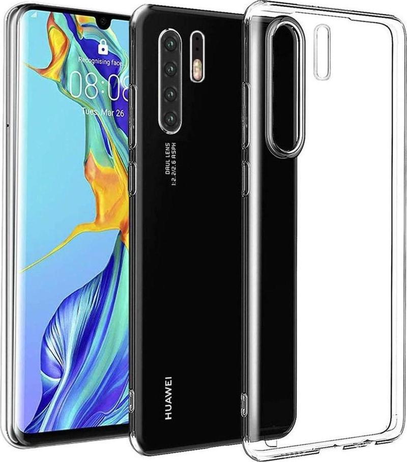 Huawei P30 PRO Kılıf Soft Silikon Şeffaf Arka Kapak