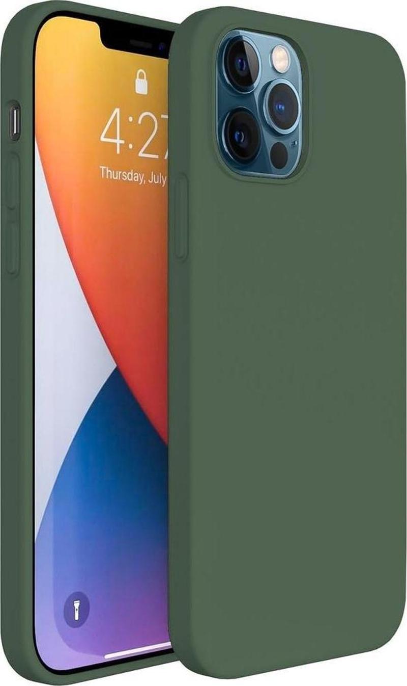 iPhone 12 / 12 Pro Kılıf FitCase PremiumS Silikon Arka Kapak