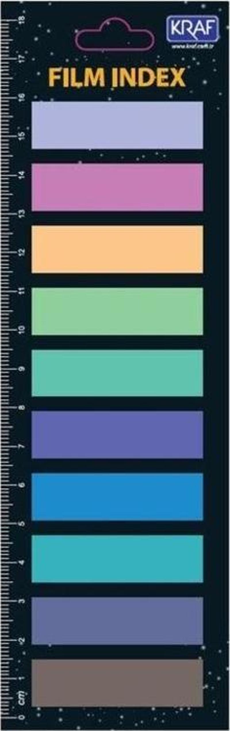 Index Film (PP) 13x44 mm 10 Renk x 20 yp 51246