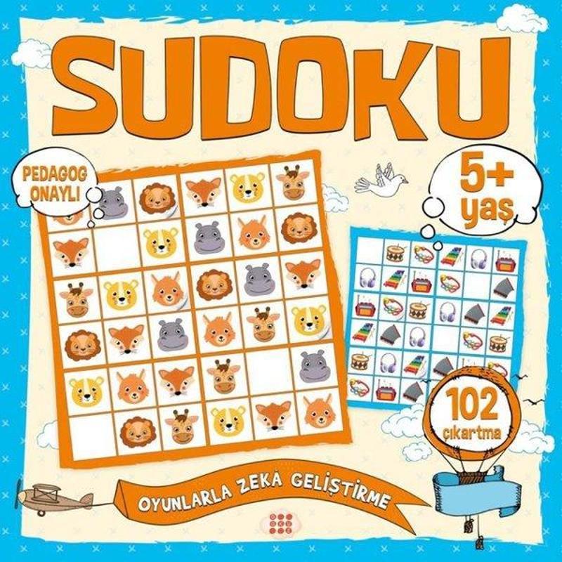 Dokuz Yayınları Çocuklar İçin Sudoku 5+Yaş - Çıkartmalı - Kolektif