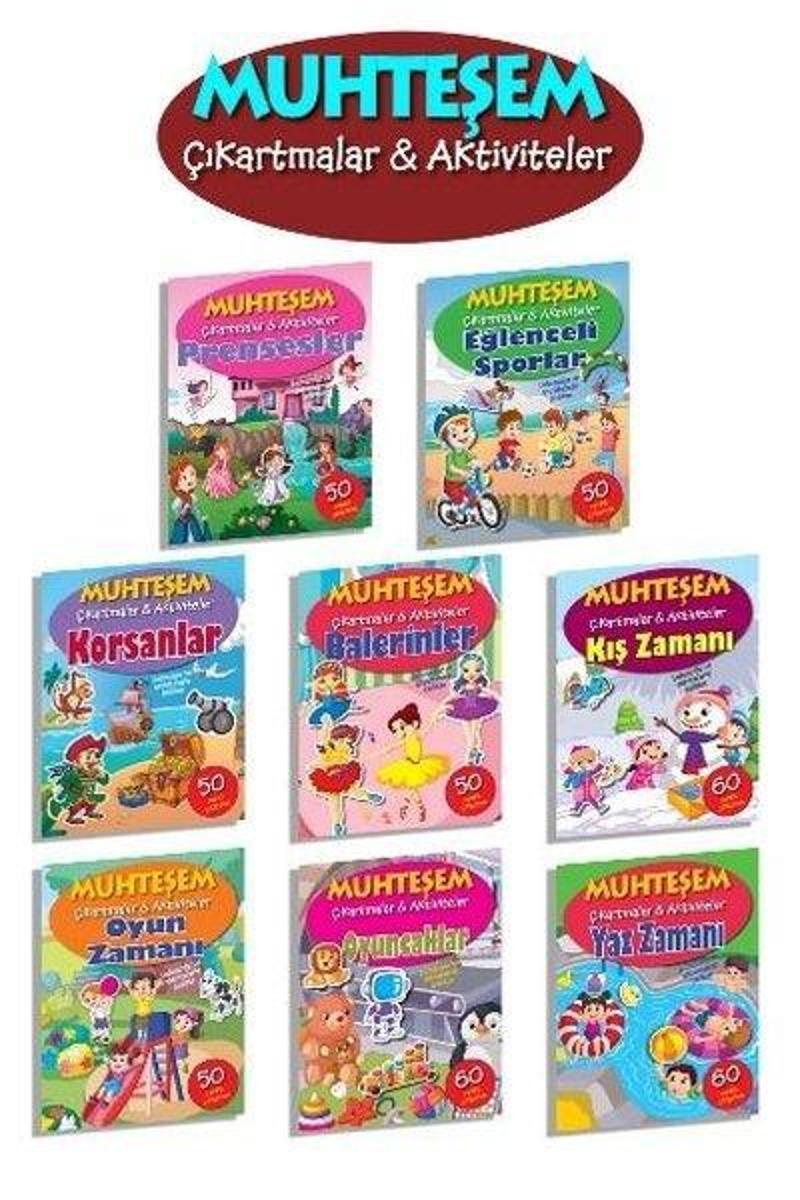 Parıltı Yayınları Oyun Temalı Muhteşem Çıkartmalar - 8 Kitap Takım - Kolektif