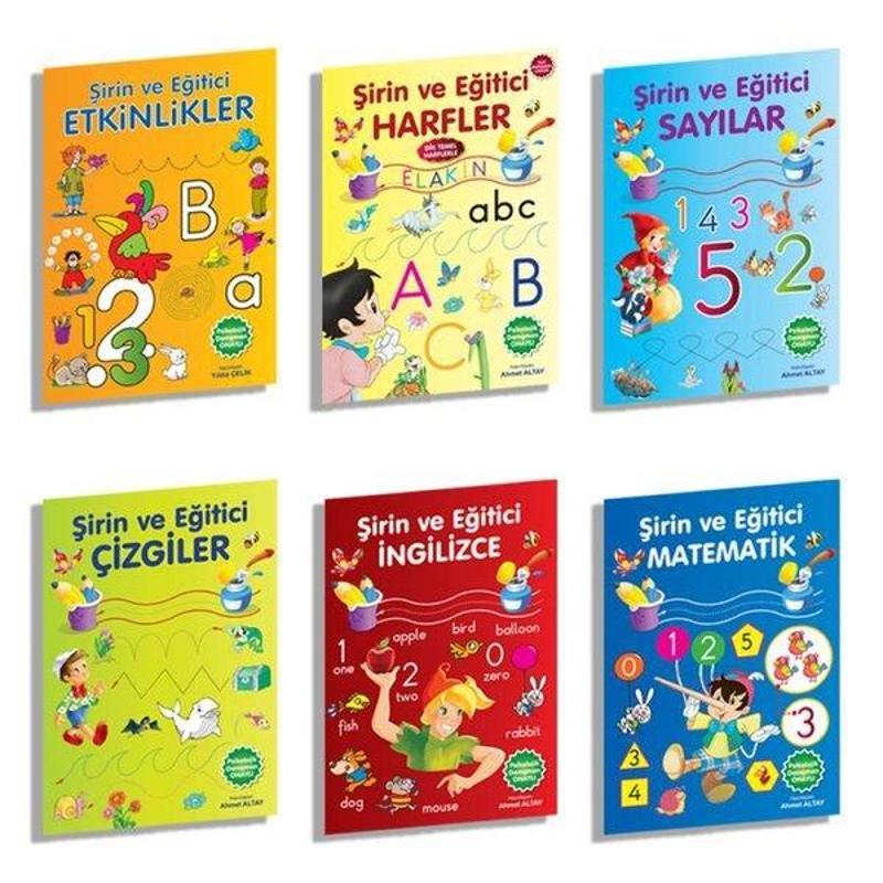 Parıltı Yayınları Şirin ve Eğitici Etkinlikler Seti - 6 Kitap Takım - Kolektif