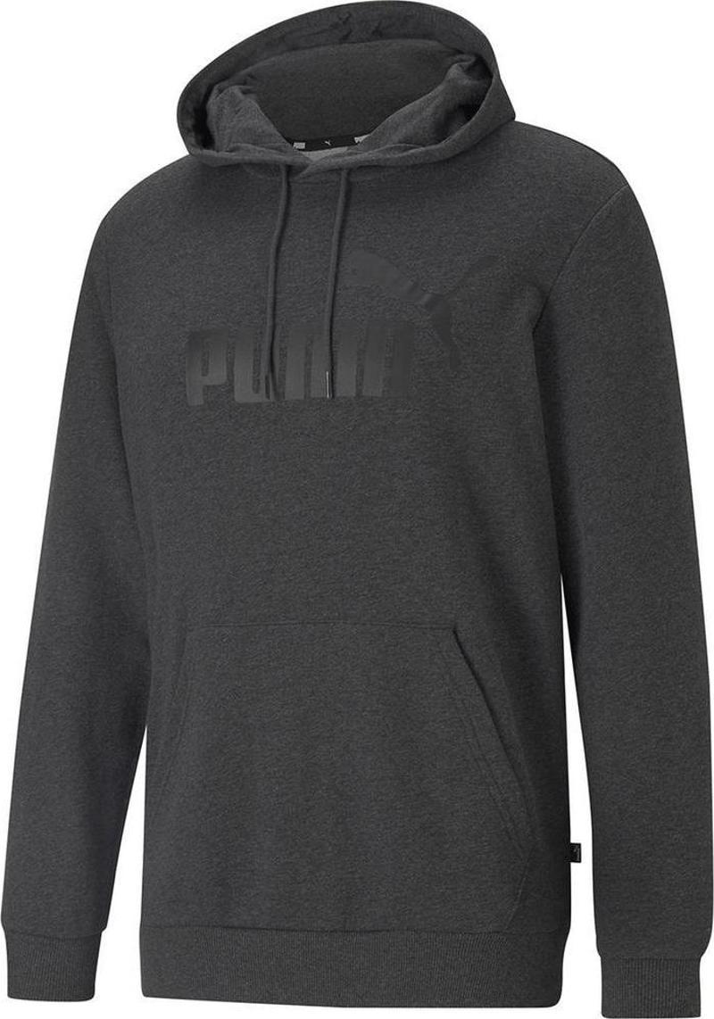 ESS Big Logo Hoodie TR Dark Gray Heather Erkek Sweatshirt