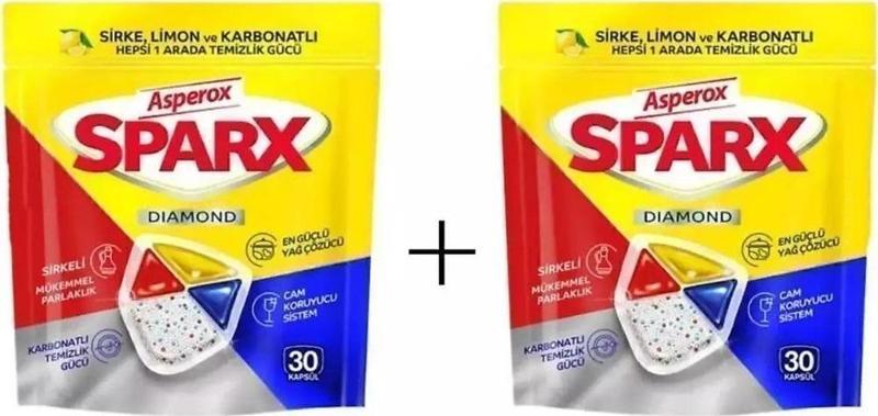 Sparx Bulaşık Makinesi Tableti 30'lu 2 Adet